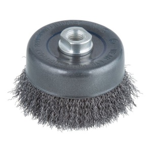 Perie Wolfcraft 2151000, tip oala, D 100 mm, pentru polizoare unghiulare, filet M14 - Img 1