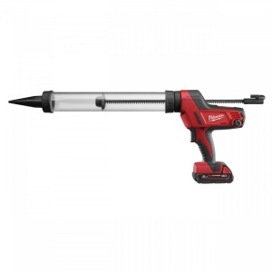 Pistol de silicon 600 ml tub transparent Milwaukee C18 PCG/600T-201B, livrat cu acumulator, geanta