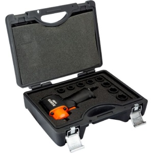 Pistol pneumatic de insurubat cu impact Bahco BPC813, 1/2'', 678 Nm + set chei tubulare de impact in valiza de transport - Img 3