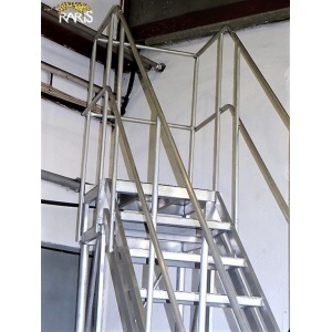 Platforma mobila RARIS, aluminiu, la 45°, Gmax = 400 kg, tip PM45 - Img 7