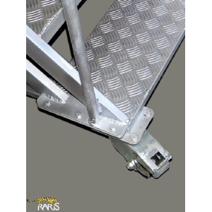 Platforma mobila RARIS, aluminiu, la 45°, Gmax = 400 kg, tip PM45 - Img 8