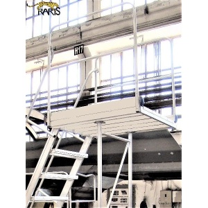 Platforma RARIS la 60°, mobila, baza otel, structura aluminiu, in consola, cu baza extinsa, tip PBS - Img 5