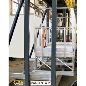 Platforma RARIS, mobila, dubla, glisabila, din otel si aluminiu, tip POAG - Img 6