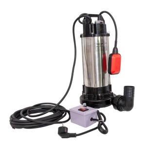 Pompa submersibila cu tocator Wasserkonig PST1800, particule max. 10 mm, putere 1800 W, debit 17500 l/h, inaltime refulare 11.5 m - Img 2