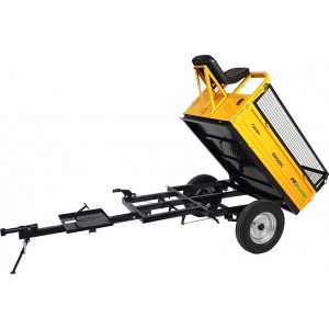 ProGARDEN Campo RM500C remorca 500kg motocultor, 1 osie, prindere bolt, roti 6.00-12