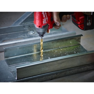 RED HEX - Burghie SHOCKWAVE™ HSS-Ground Titan pentru metal Milwaukee Ø 9x73x117 mm - blister 1 buc - Img 2