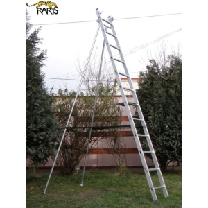Scara aluminiu RARIS pentru gradina-livada cu 2 propte tip S2PD - Img 5