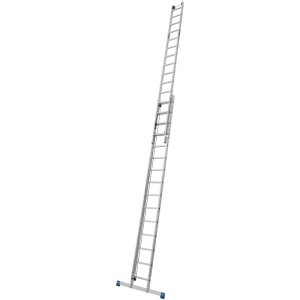 Scara culisanta cu sfoara, din aluminiu Stabilo 2x15 trepte - Img 1