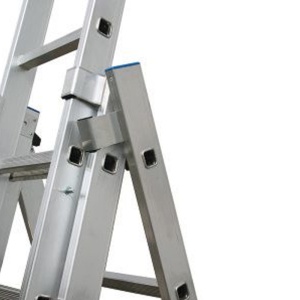 Scara multifunctionala din aluminiu Stabilo, 3x10 trepte, cu functie de egalizare - Img 6