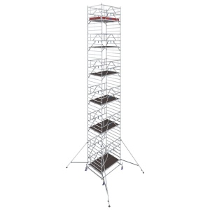 Schela mobila Stabilo S50 1,5 x 2m, aluminiu, inaltime lucru 13.4m, inaltime max. platforma 11.4m - Img 9