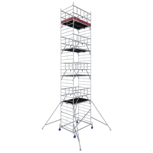 Schela Protec XXL 1,2 x 2m, aluminiu, inaltime lucru 10,3m, inaltime max. platforma 8,3m - Img 1