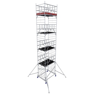Schela Protec XXL 1,2 x 2m, aluminiu, inaltime lucru 10,3m, inaltime max. platforma 8,3m - Img 2