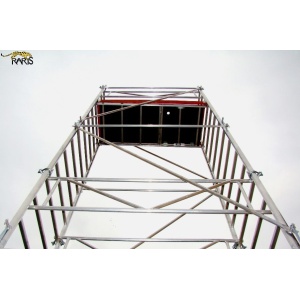 Schele , profesionale, mobile, din aluminiu, cu suprafata podina 2,0x0,7m, Hlucrumax: 4.3-14.3m, tip U2,0 - Img 4