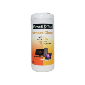 Șervețele umede pentru LCD/TFT, 100 buc, Favorit-F130001