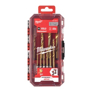 Set 10 Burghie metal coada 1/4" Hex HSS-G Titan 3-10 mm - Img 2