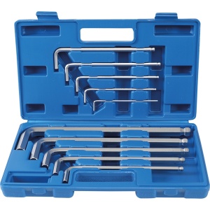 Set 10 chei imbus cap sferic tip L "Maxi", 3 - 17 mm - Img 1