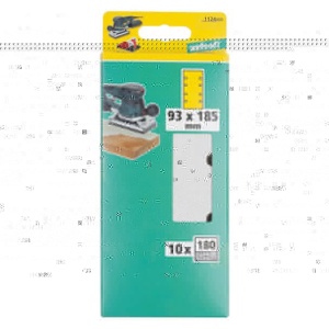 Set 10 foi abrazive Wolfcraft 1124000, pentru vopsea/lac, Gr. A180, 93x185 mm - Img 2