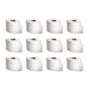 Set 12 x Etichete originale ecusoane nume DYMO LabelWriter 89 x 41 mm albe DYMO LW 11356 S0722560