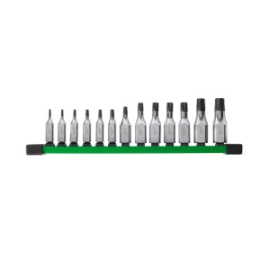Set 13 buc. cap cheie tubulară cu bit Torx ¼″ și ⅜″ - Img 1
