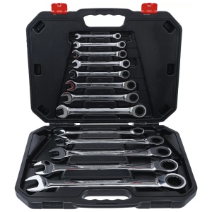 Set 13 chei combinate cu clichet BGS 8 - 32 mm - Img 1