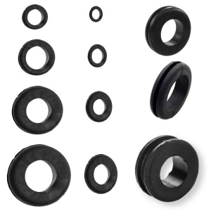 Set 180 presetupe/inele BGS de trecere cabluri, cauciuc, metrice