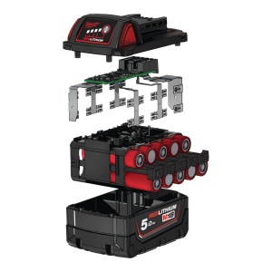 Set 2 acumulatori M18™ 5,0 Ah Milwaukee M18 B52 - Img 3