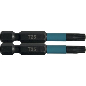 Set 2 biti Makita Impact Black Hex 1/4" 50mm T25