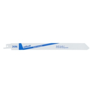 Set 2 panze fierastrau sabie Wolfcraft 2696000, pentru table, otel, tevi, 230 mm - Img 1