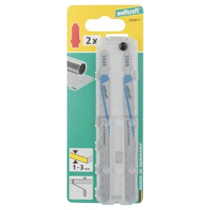 Set 2 panze pentru fierastrau pendular Wolfcraft 3549000, prindere in T, pentru metal, adancime taiere 1 - 3 mm - Img 2