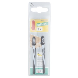 Set 2 panze pentru fierastrau pendular Wolfcraft 8432000, prindere in T, pentru lemn, adancime taiere 15 mm - Img 2