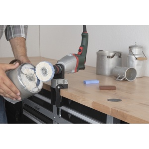 Set 2 paste de lustruit Wolfcraft 2134000, maro pentru prelustruire, albastru pentru lustruit - Img 3