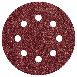 Set 25 foi abrazive Wolfcraft 2271100, prindere velcro, pentru lemn, D 115 mm, P80