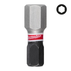 Set 3 biti de impact Milwaukee Shockwave Impact Duty™, Hex8mmx25mm