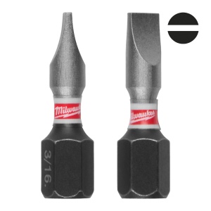 Set 3 biti de impact Milwaukee Shockwave Impact Duty™, SL 1.2x6.5 mm x 25mm - Img 1