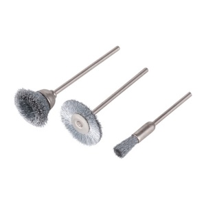 Set 3 Mini-perii otel inoxidabil Wolfcraft 2747000