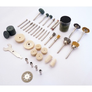 Set 43 accesorii sticla, ceramica si portelan pentru minifreza - Img 3