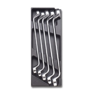 Set 5 chei inelare cotite in suport termoformat T41 Beta 20-29 mm