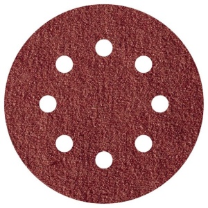 Set 5 foi abrazive Wolfcraft 2253000, prindere velcro, pentru lemn, D 125 mm, P240