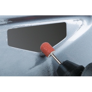 Set 5 pietre de slefuit Wolfcraft 2142000, prelucrare mixta, ax prindere 3 mm, diametru 10/13/14/16/ mm - Img 2