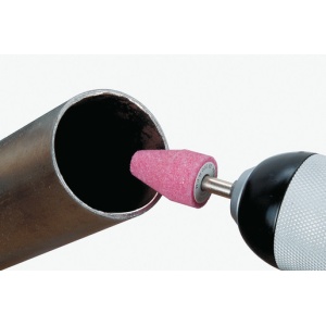 Set 5 pietre de slefuit Wolfcraft 2144000, prelucrare mixta, ax prindere 6 mm, diametru 10-20/12/20/24/ mm - Img 5