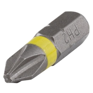 Set 6 biti pentru insurubat Wolfcraft PH2, 1527000, prindere E63,, lungime 25 mm - Img 1