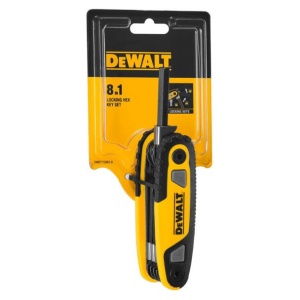 Set 8 in 1 chei hex Dewalt DWHT0-70263, pliabil, 2 - 10 mm - Img 5