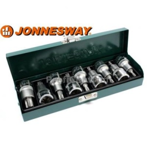 Set 9 piese chei tubulare Jonnesway 1/2" torx T20-T60