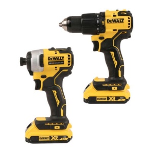 Set combo 2 scule DeWalt DCK2062D2T: Masina de gaurit , motor fara perii, 18V DCD709, Masina de insurubat cu impact, motor fara perii 18V DCF809, 2 acumulatori Li-Ion18V, 2Ah, incarcator, valiza de transport TSTAK - Img 2