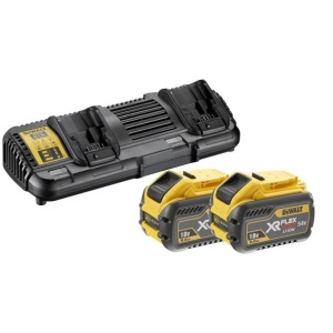 Set incarcator port dublu + 2 acumulatori Dewalt DCB132X2, Li-Ion XR FlexVolt - Img 2