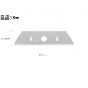 Set SKB-2S-R - lame japoneze inox pentru SK-12, 10 bucati, Olfa - Img 1