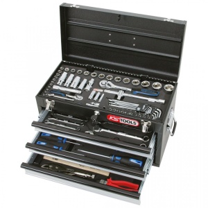 Set unelte universale, KS TOOLS CHROMEplus, 1/4"+1/2", 99 piese - Img 1