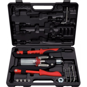 Set universal de clești pentru nituri KS TOOLS, 11 piese