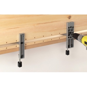 Set universal de dibluire cu prindere simpla Wolfcraft 3750000 pentru dibluri de 6,8,10mm cu grosimi de 12 - 30 mm - Img 2