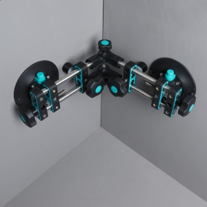 Sistem de fixare si ajustare multi-unghi, cu 2 ventuze cu vaccum pt. placi ceramice - BIHUI-LFTFV6 - Img 4